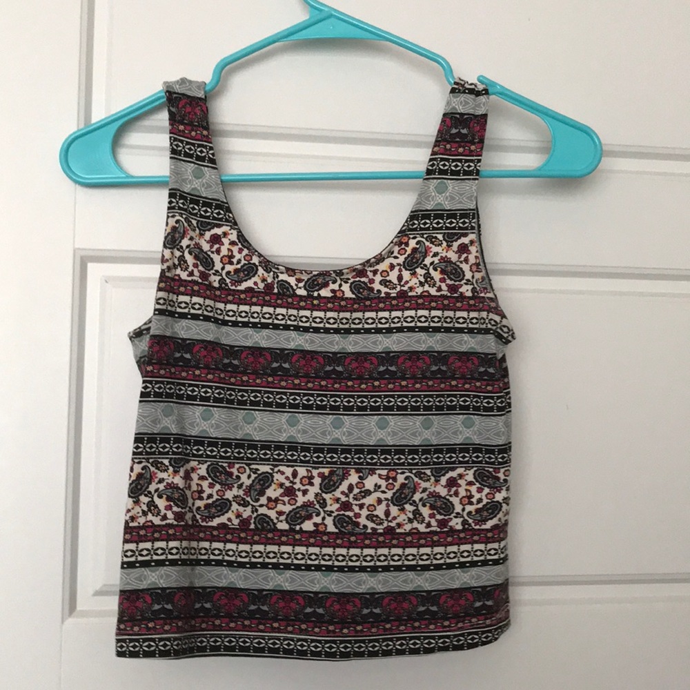 Patterned crop top